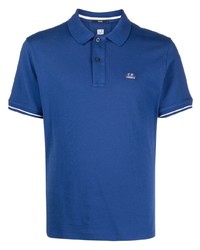 Мужская темно-синяя футболка-поло от C.P. Company