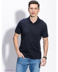 Мужская темно-синяя футболка-поло от Calvin Klein