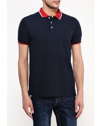 Мужская темно-синяя футболка-поло от Celio