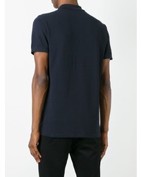 Мужская темно-синяя футболка-поло от Versace Collection