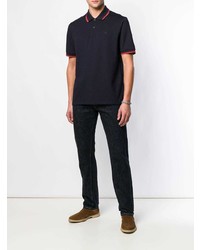 Мужская темно-синяя футболка-поло от Coach