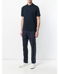 Мужская темно-синяя футболка-поло от Prada