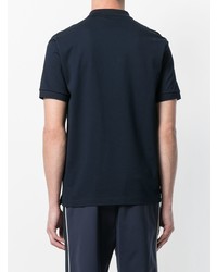 Мужская темно-синяя футболка-поло от Prada