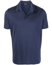 Мужская темно-синяя футболка-поло от Colombo