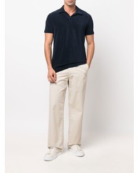 Мужская темно-синяя футболка-поло от Dondup