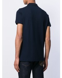 Мужская темно-синяя футболка-поло от Fendi