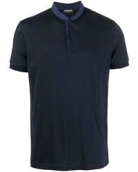 Мужская темно-синяя футболка-поло от Dondup