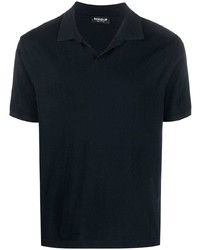 Мужская темно-синяя футболка-поло от Dondup