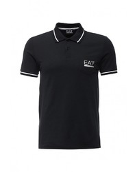 Мужская темно-синяя футболка-поло от EA7