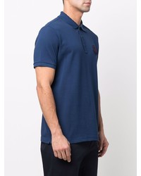 Мужская темно-синяя футболка-поло от Moncler
