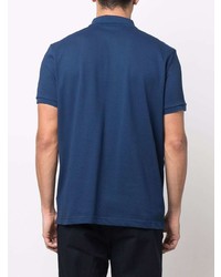 Мужская темно-синяя футболка-поло от Moncler
