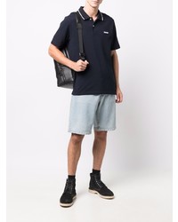 Мужская темно-синяя футболка-поло от Coach