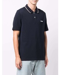 Мужская темно-синяя футболка-поло от Coach