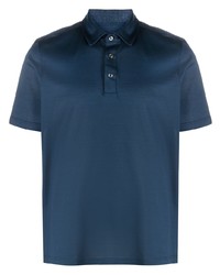 Мужская темно-синяя футболка-поло от Fileria