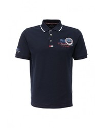 Мужская темно-синяя футболка-поло от FIVE seasons