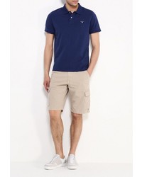 Мужская темно-синяя футболка-поло от Gant