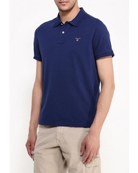 Мужская темно-синяя футболка-поло от Gant