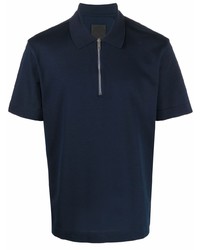 Мужская темно-синяя футболка-поло от Givenchy