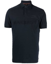 Мужская темно-синяя футболка-поло от Hackett