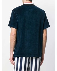 Мужская темно-синяя футболка-поло от Noon Goons