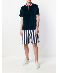 Мужская темно-синяя футболка-поло от Noon Goons