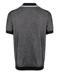 Мужская темно-синяя футболка-поло от Hugo