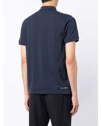 Мужская темно-синяя футболка-поло от Karl Lagerfeld