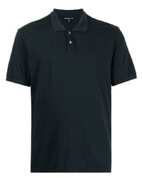 Мужская темно-синяя футболка-поло от James Perse