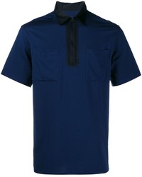 Мужская темно-синяя футболка-поло от Lanvin