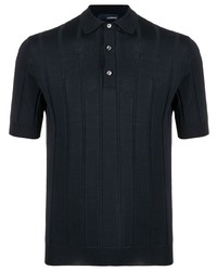 Мужская темно-синяя футболка-поло от Lardini