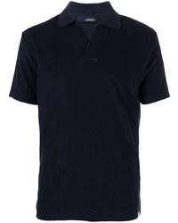 Мужская темно-синяя футболка-поло от Lardini
