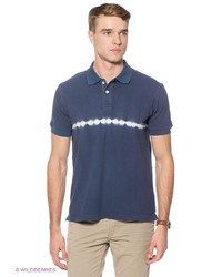 Мужская темно-синяя футболка-поло от LERROS