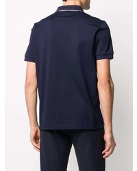 Мужская темно-синяя футболка-поло от Missoni