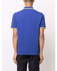 Мужская темно-синяя футболка-поло от Fay