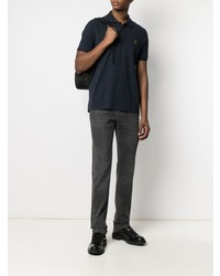 Мужская темно-синяя футболка-поло от Belstaff