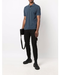 Мужская темно-синяя футболка-поло от Parajumpers