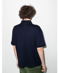 Мужская темно-синяя футболка-поло от VISVIM