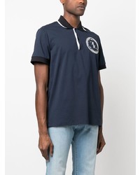 Мужская темно-синяя футболка-поло от Billionaire