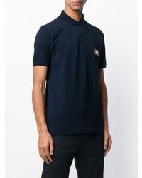 Мужская темно-синяя футболка-поло от Dolce & Gabbana