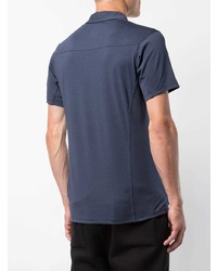 Мужская темно-синяя футболка-поло от Arc'teryx