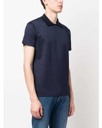 Мужская темно-синяя футболка-поло от Moorer