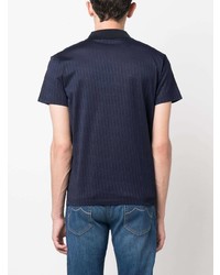 Мужская темно-синяя футболка-поло от Moorer