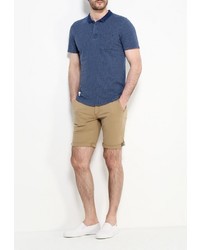 Мужская темно-синяя футболка-поло от NATIVE YOUTH