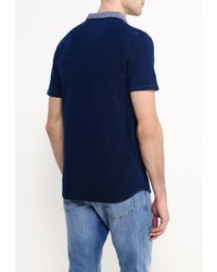 Мужская темно-синяя футболка-поло от NATIVE YOUTH