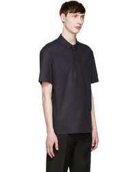 Мужская темно-синяя футболка-поло от Stephan Schneider