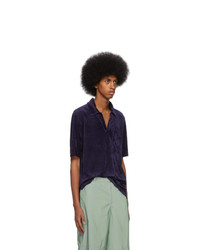 Мужская темно-синяя футболка-поло от Sies Marjan