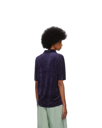 Мужская темно-синяя футболка-поло от Sies Marjan