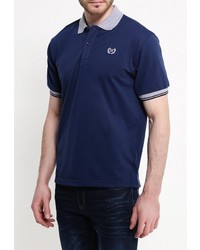 Мужская темно-синяя футболка-поло от Occhibelli