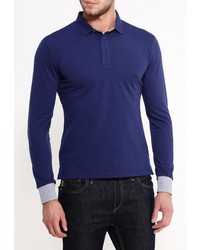 Мужская темно-синяя футболка-поло от Occhibelli