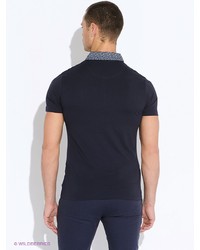 Мужская темно-синяя футболка-поло от Oodji